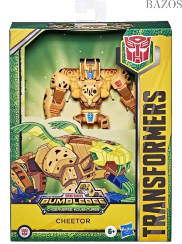 Игрушки-Робот трансформер Bumblebee Cyberverse Adventures, экшн-фигурка класса люкс, атакующий удар саблей фото 5