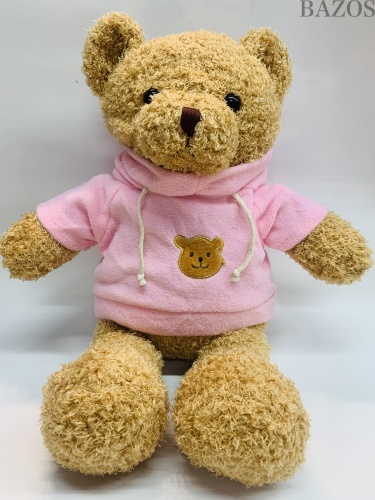 Плюшевый мишка в розовой кофте Тедди 30см